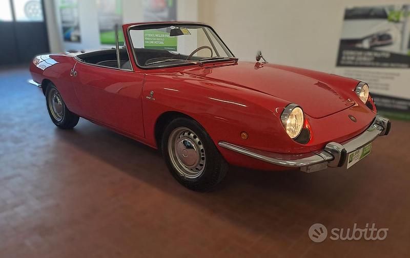 Usata Fiat 850 1970 Rosso Cabrio