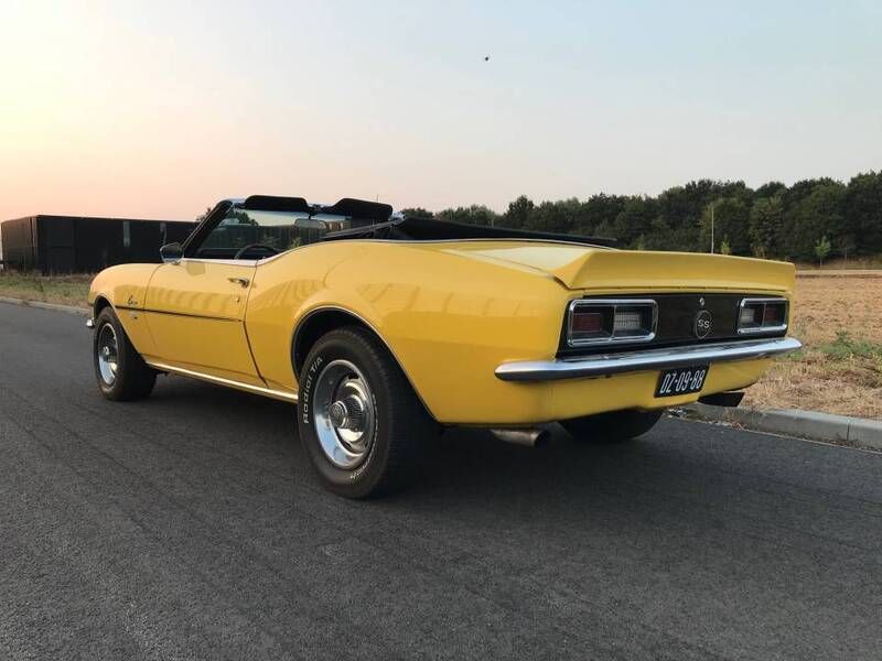 Usata Chevrolet Camaro SS 254 CV (186 kW) 1968 Giallo Cabrio