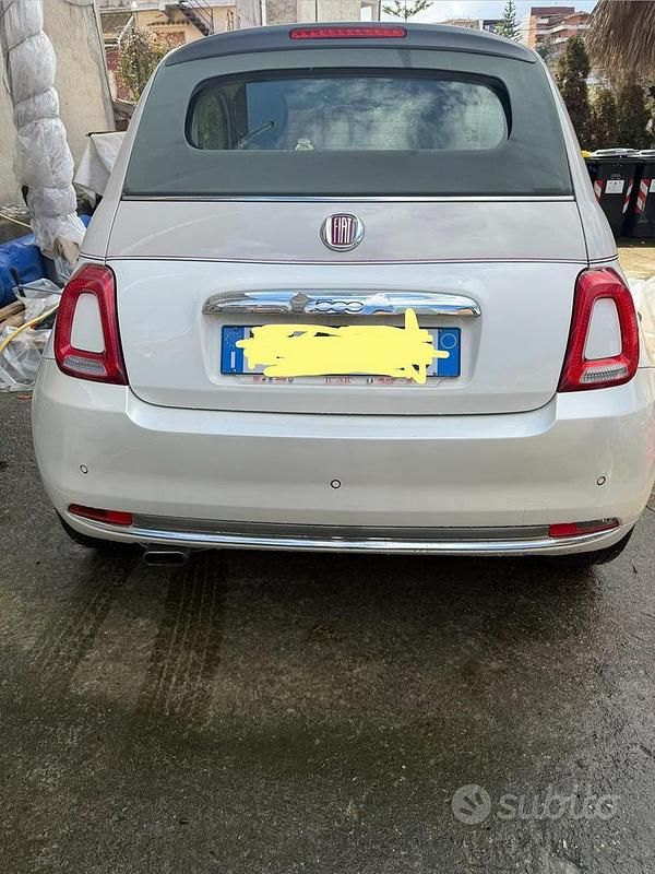 Usata Fiat 500 2017 Bianco Cabrio