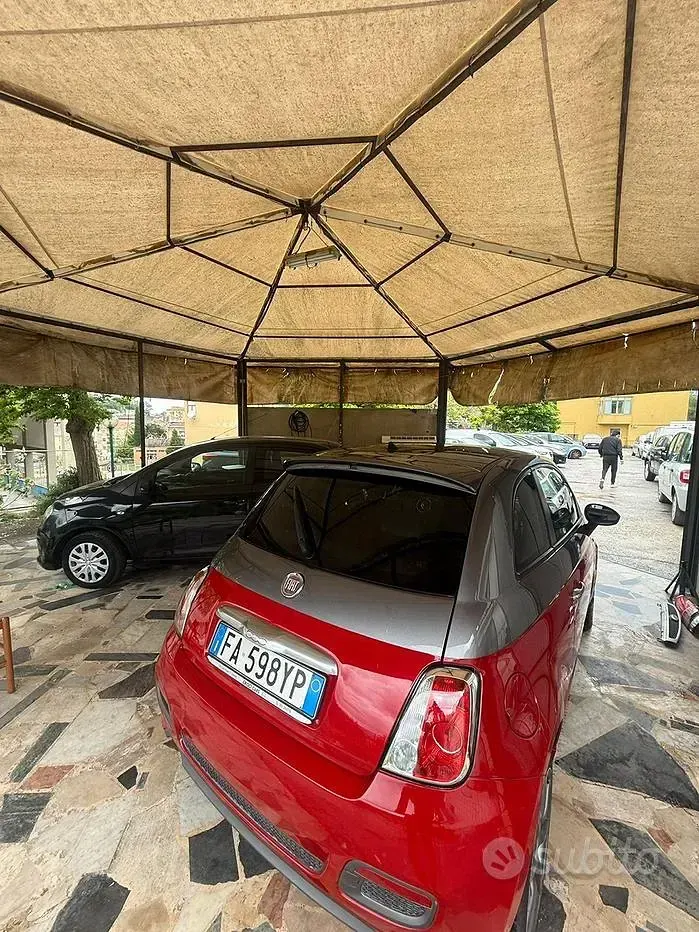 Käytetty Fiat 500 69 HP (50 kW) 2015 Punainen Sedan