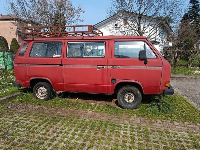 Usata VW T3 1984 Rosso Furgone