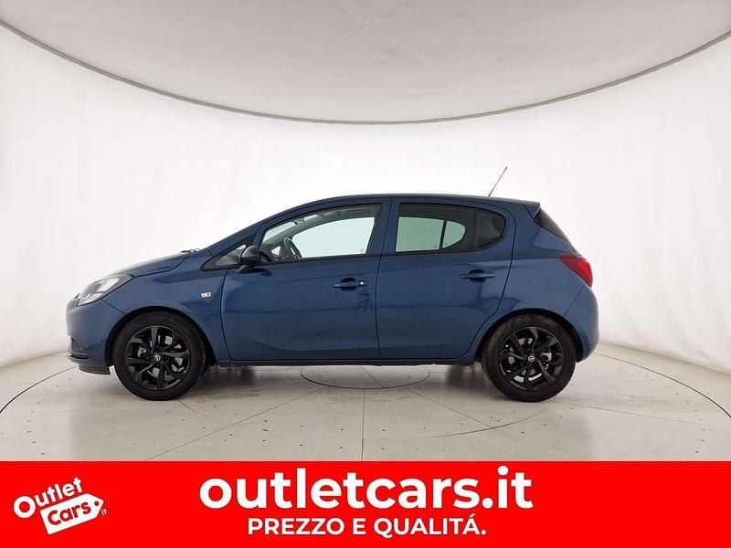 Usata Opel Corsa S 116 CV (85 kW) 2017 Blu tetto nero Utilitaria