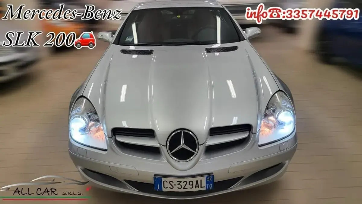 Usata Mercedes SLK200 163 CV (119 kW) 2005 Argento Cabrio