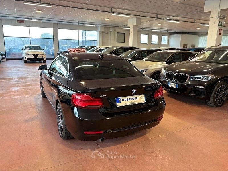 Usata BMW 218 Sport Line 136 CV (100 kW) 2017 Nero Coupé