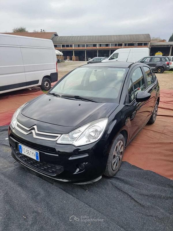 Usata Citroën C3 PureTech 68 CV (50 kW) 2016 Nero Berlina