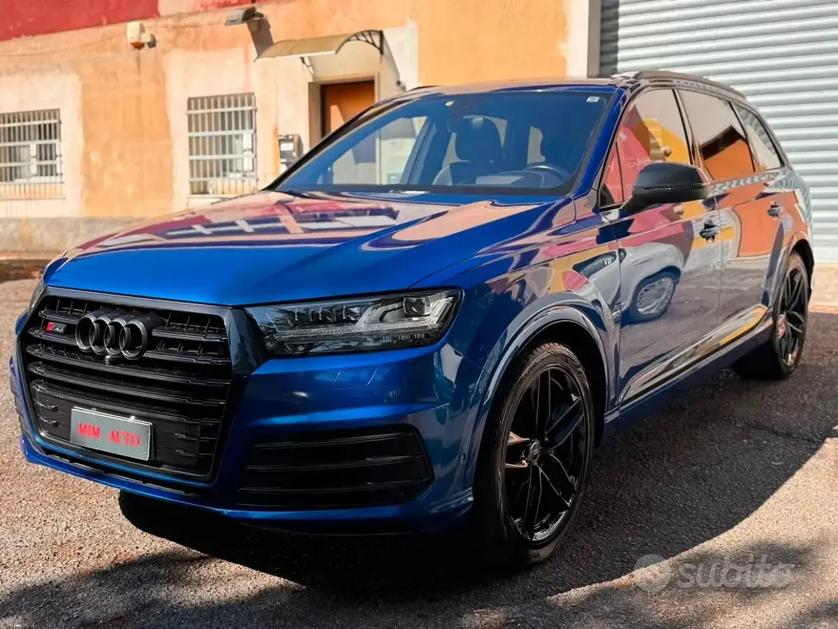 Usata Audi SQ7 Business Plus 435 CV (319 kW) 2016 Blu SUV