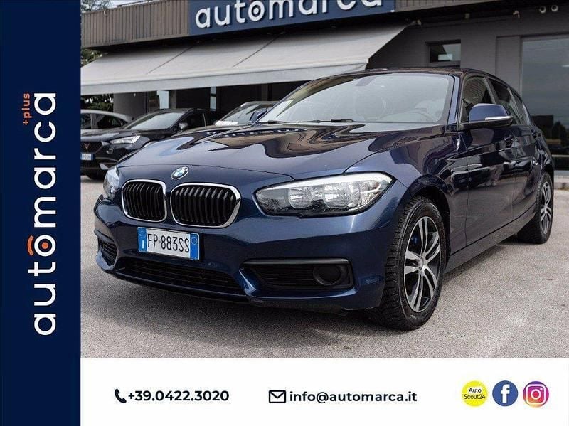 Usata BMW 116 116 CV (85 kW) 2018 Blu Utilitaria