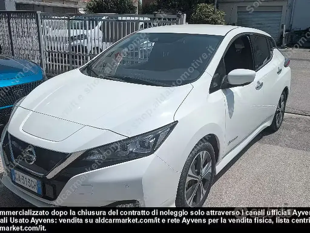 Usata Nissan Leaf 89 kW (122 CV) 2020 Bianco Utilitaria