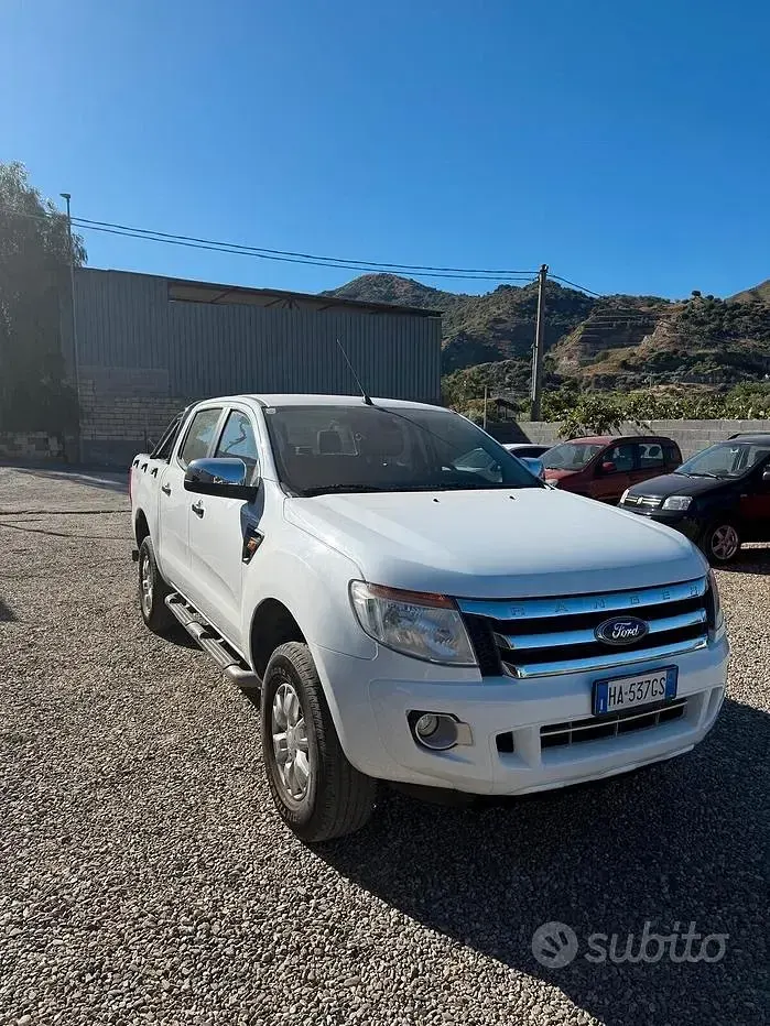Usata Ford Ranger XLT 150 CV (110 kW) 2014 Bianco Pick-up