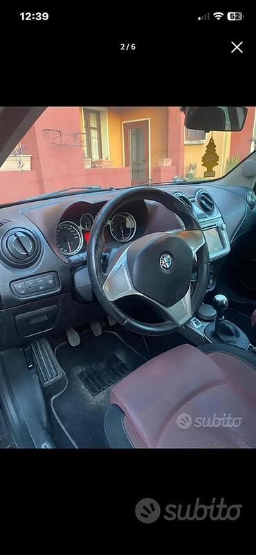 Usata Alfa Romeo MiTo 95 CV (69 kW) 2009 Nero Utilitaria