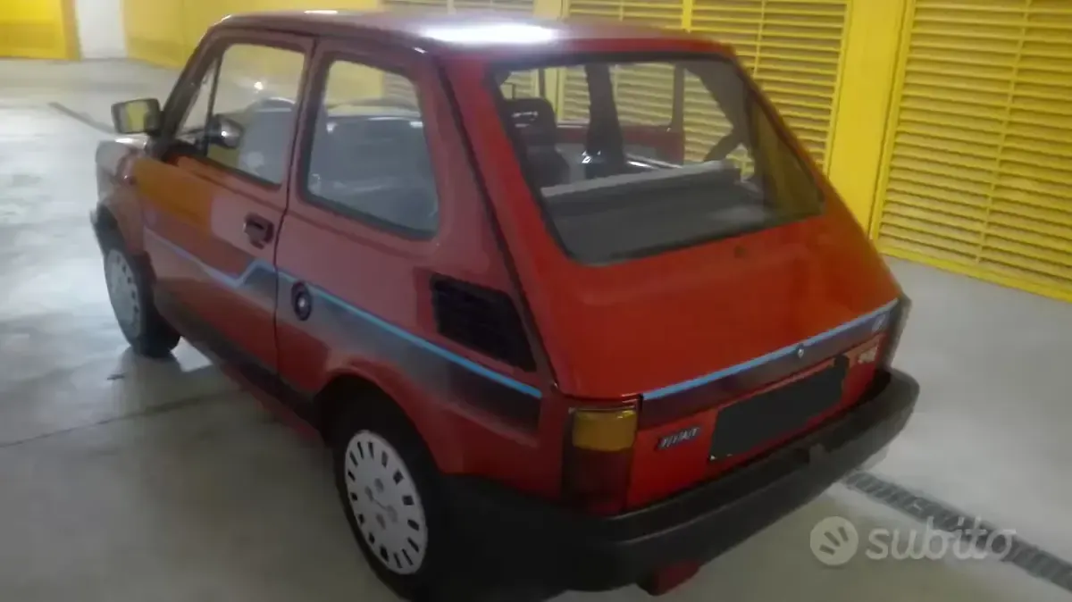 Usata Fiat 126 24 CV (17 kW) 1991 Rosso Utilitaria