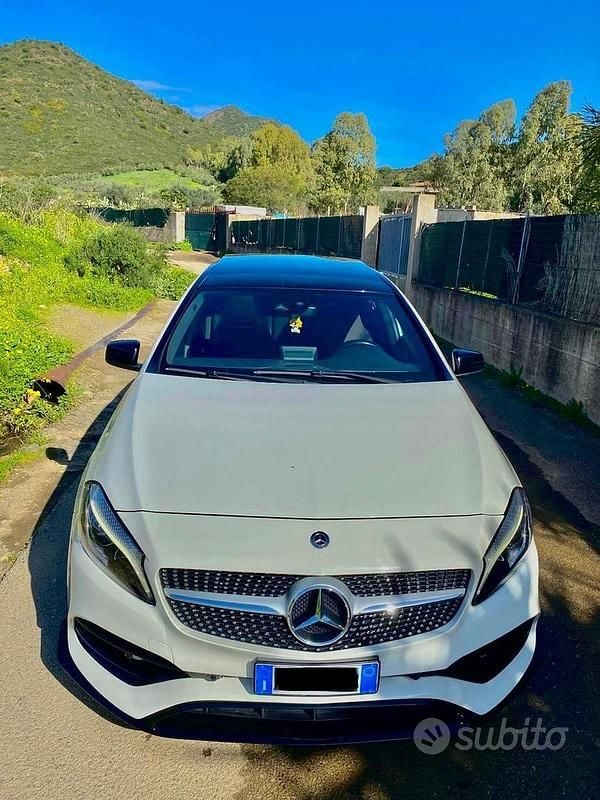 Usata Mercedes A200 Premium 136 CV (100 kW) 2019 Bianco Berlina