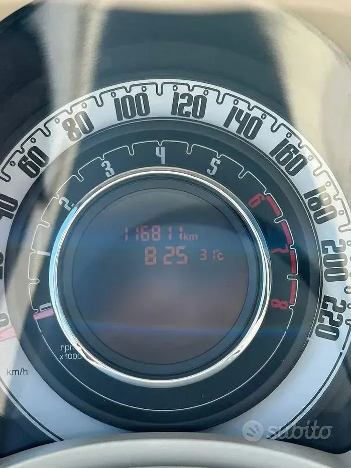 Usata Fiat 500 69 CV (50 kW) 2010 Bluazzurro Berlina