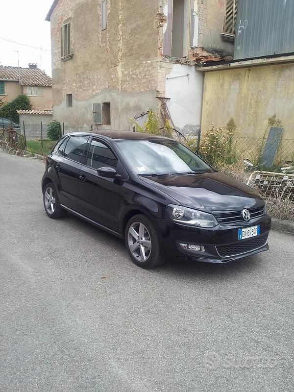 Usata VW Polo Highline 90 CV (66 kW) 2011 Nero Utilitaria