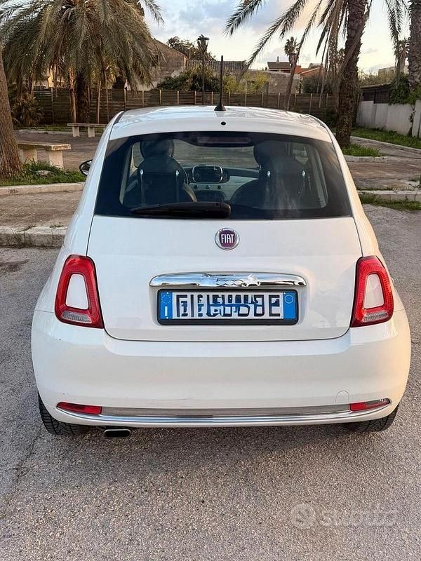 Usata Fiat 500 Lounge 95 CV (69 kW) 2017 Bianco Utilitaria