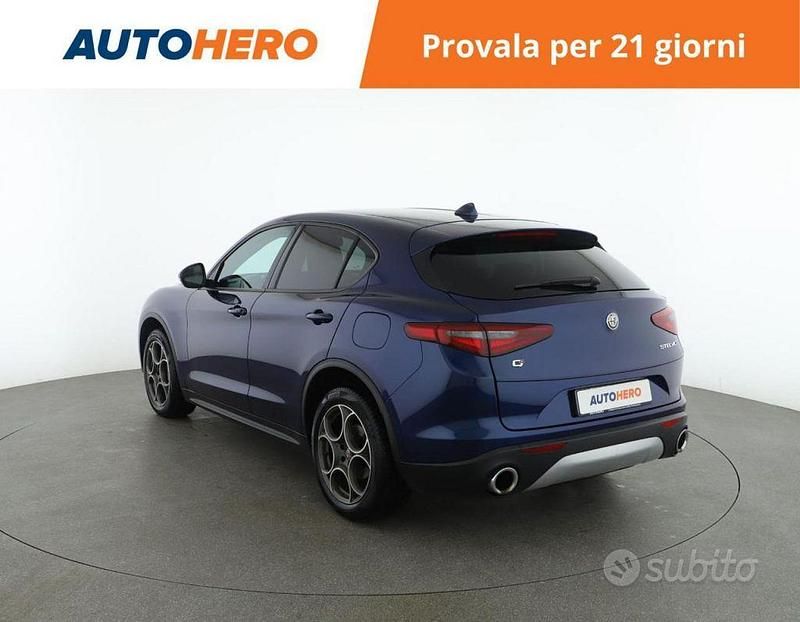 Usata Alfa Romeo Stelvio 210 CV (154 kW) 2018 Blu SUV