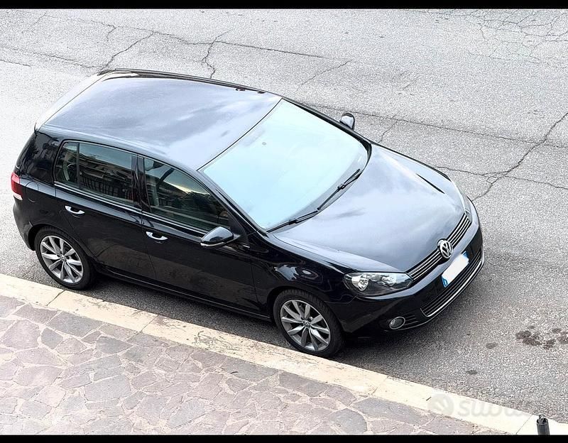 Usata VW Golf VI 140 CV (102 kW) 2010 Nero Utilitaria
