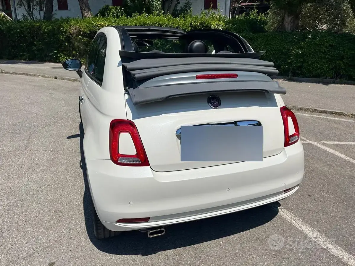 Usata Fiat 500C Connect 69 CV (50 kW) 2021 Bianco Cabrio