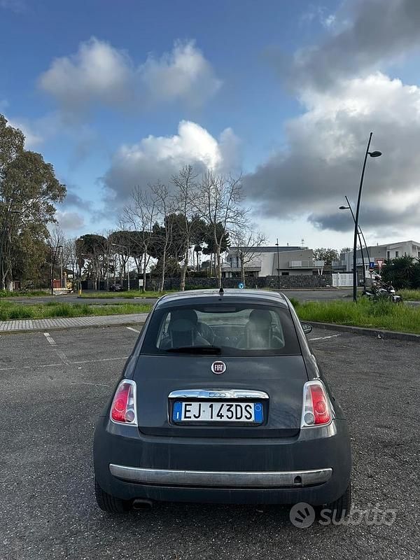Usata Fiat 500 Lounge 85 CV (62 kW) 2011 Grigio Berlina