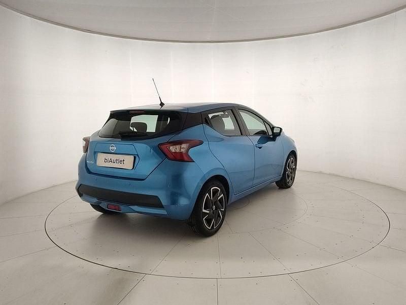 Usata Nissan Micra Acenta 92 CV (67 kW) 2021 Blu Utilitaria