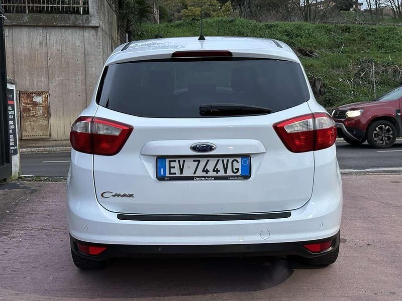 Usata Ford C-MAX Titanium 120 CV (88 kW) 2014 Bianco Monovolume
