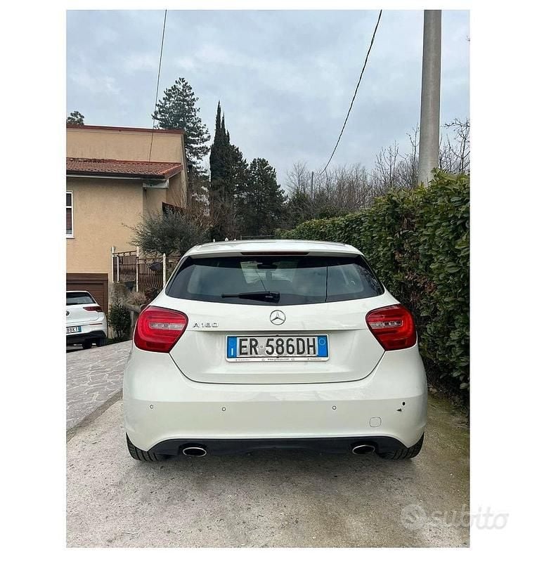 Usata Mercedes A180 122 CV (89 kW) 2013 Bianco Berlina
