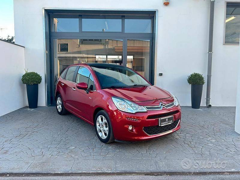 Usata Citroën C3 Exclusive 75 CV (55 kW) 2016 Rosso Berlina