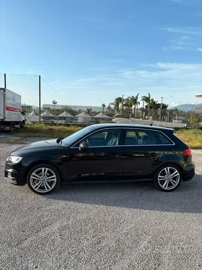 Usata Audi A3 S-Line 116 CV (85 kW) 2019 Nero Berlina