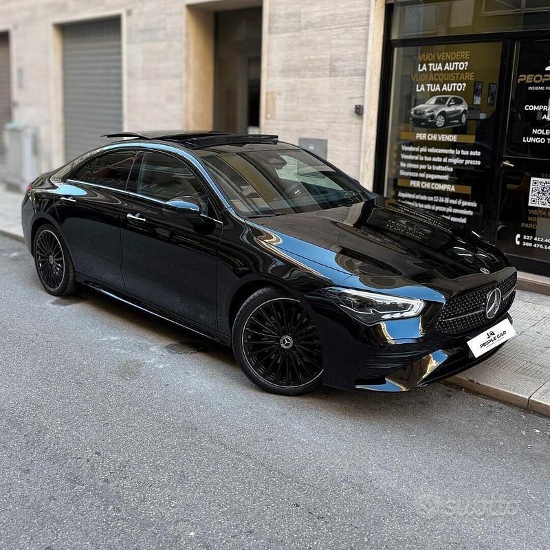 Usata Mercedes CLA200 AMG Line Premium Plus 150 CV (110 kW) 2025 Nero Berlina