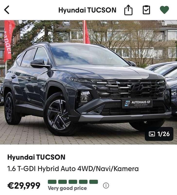 Nuova Hyundai Tucson 179 CV (131 kW) 2025 Other SUV