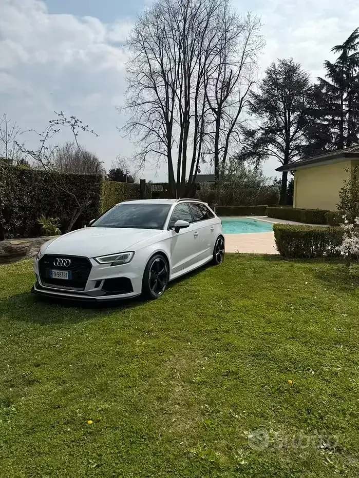 Usata Audi RS3 Design 400 CV (294 kW) 2018 Bianco Berlina