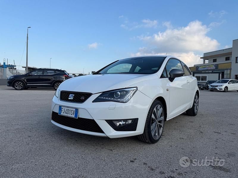 Usata Seat Ibiza FR 105 CV (77 kW) 2016 Bianco Coupé