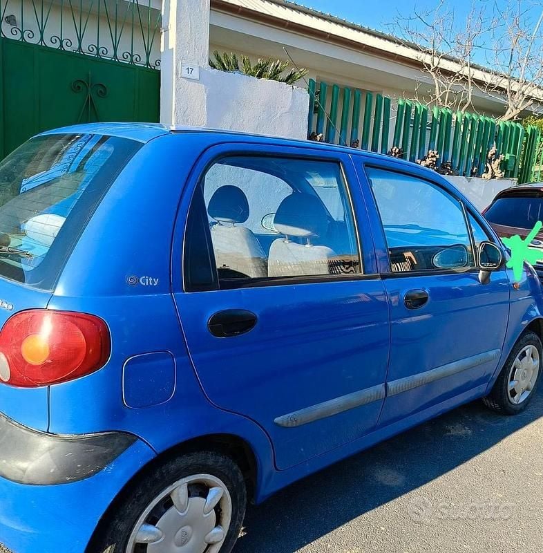 Usata Chevrolet Matiz 51 CV (37 kW) 2003 Blu Utilitaria