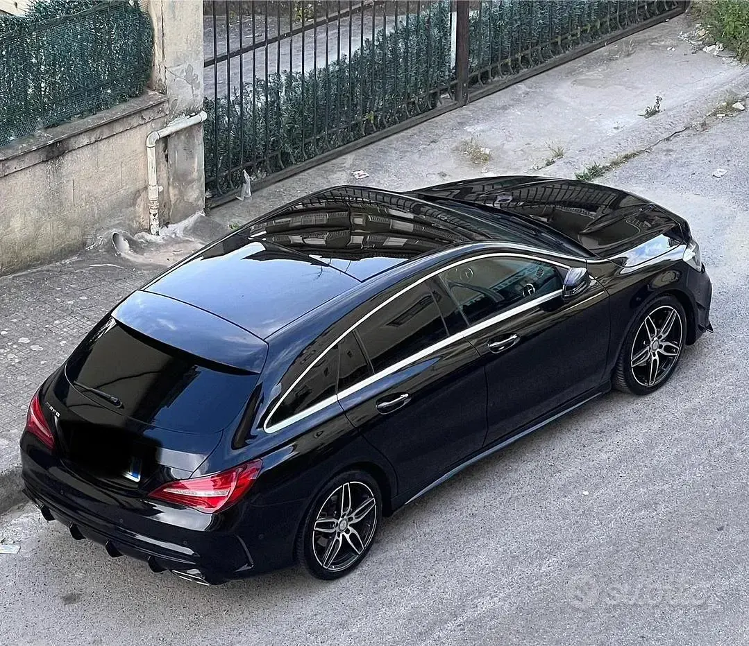 Usata Mercedes CLA200 Shooting Brake 136 CV (100 kW) 2017 Nero Station wagon