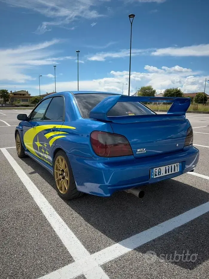 Usata Subaru Impreza 218 CV (160 kW) 2001 Blu Berlina