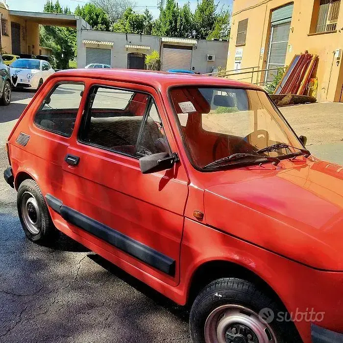 Usata Fiat 126 24 CV (17 kW) 1980 Rosso Utilitaria