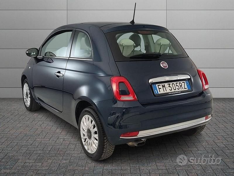 Usata Fiat 500 Lounge 69 CV (50 kW) 2018 Blu Berlina