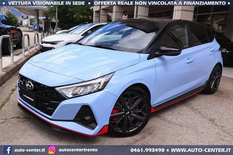 Usata Hyundai i20 N Performance 204 CV (150 kW) 2022 Blu Utilitaria