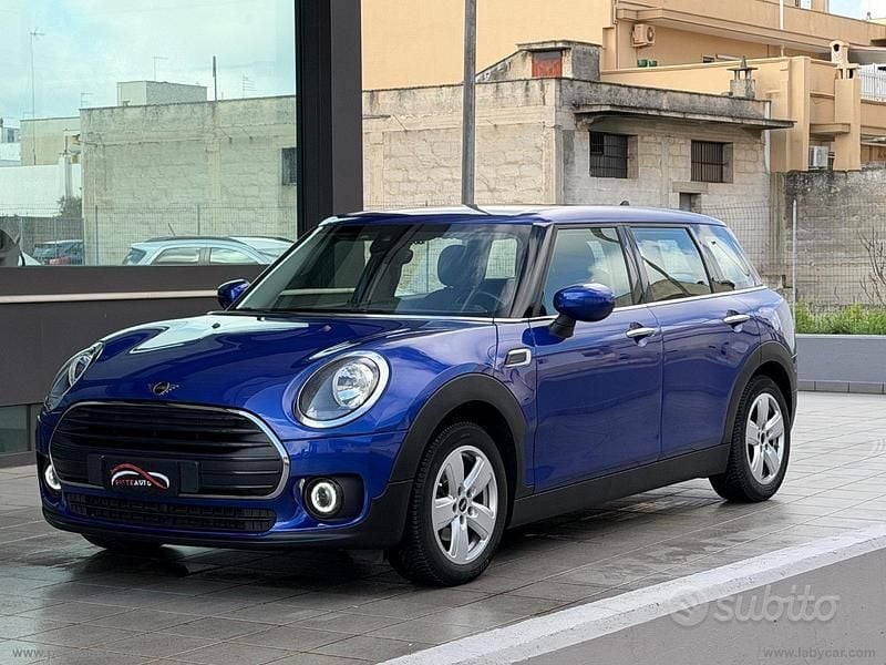 Usata Mini One D Clubman 115 CV (84 kW) 2020 Blu Station wagon