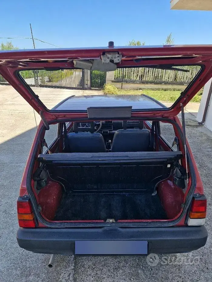Usata Fiat Panda Young 54 CV (39 kW) 2002 Rosso Utilitaria
