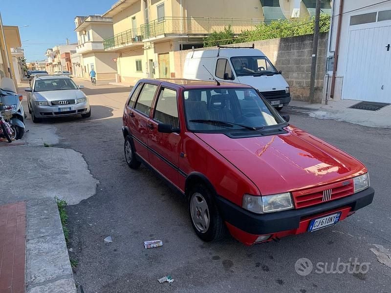 Usata Fiat Uno 75 CV (55 kW) 1993 Rosso Utilitaria