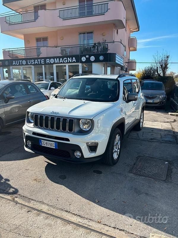 Usata Jeep Renegade Limited 190 CV (139 kW) 2021 Bianco SUV