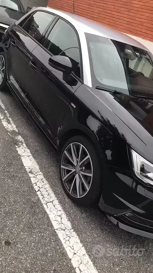 Usata Audi A1 S-Line 90 CV (66 kW) 2018 Nero Berlina