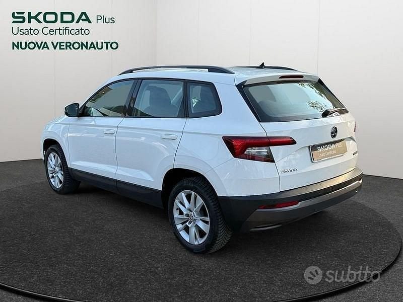 Usata Skoda Karoq Ambition 116 CV (85 kW) 2018 Bianco SUV