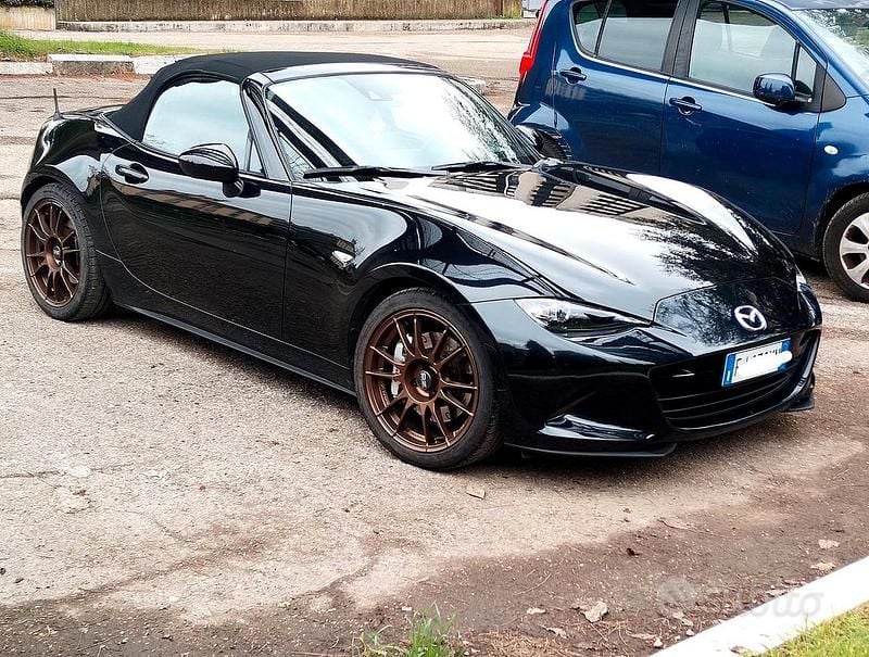 Usata Mazda MX5 Inclusive 178 CV (130 kW) 2017 Nero Cabrio