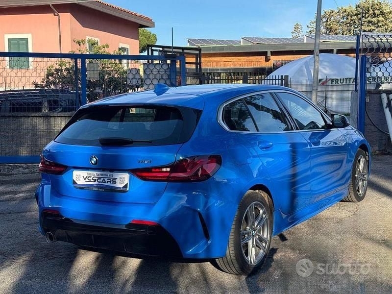 Usata BMW 118 M Sport 136 CV (100 kW) 2021 Blu Utilitaria