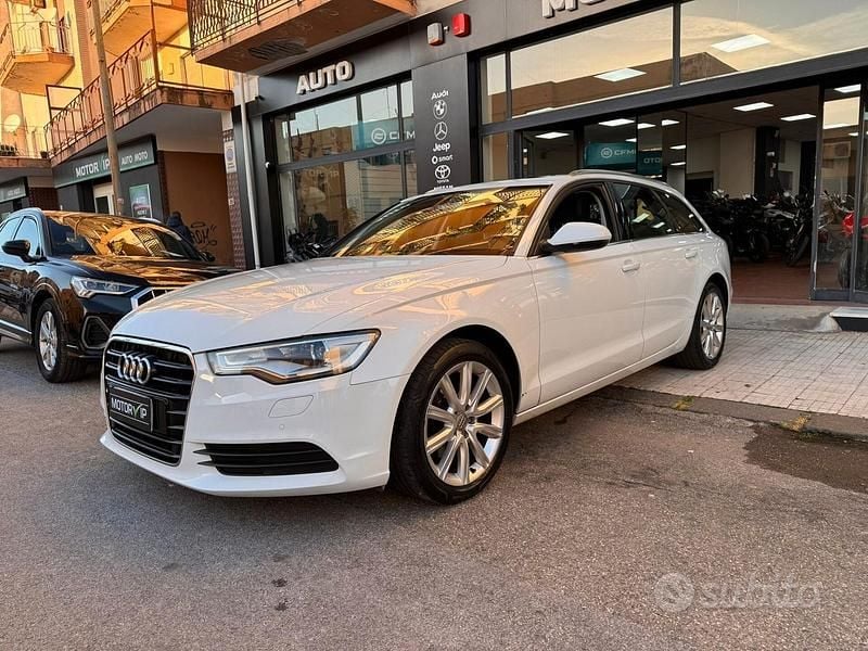 Usata Audi A6 Comfort 190 CV (139 kW) 2014 Bianco Station wagon