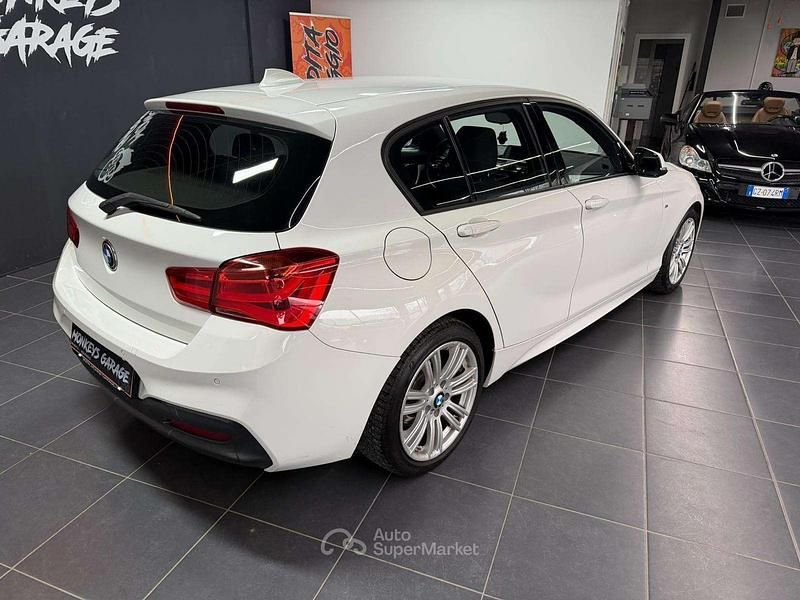 Begagnad BMW 118 Sport Line 150 HK (110 kW) 2016 Vit Halvkombi