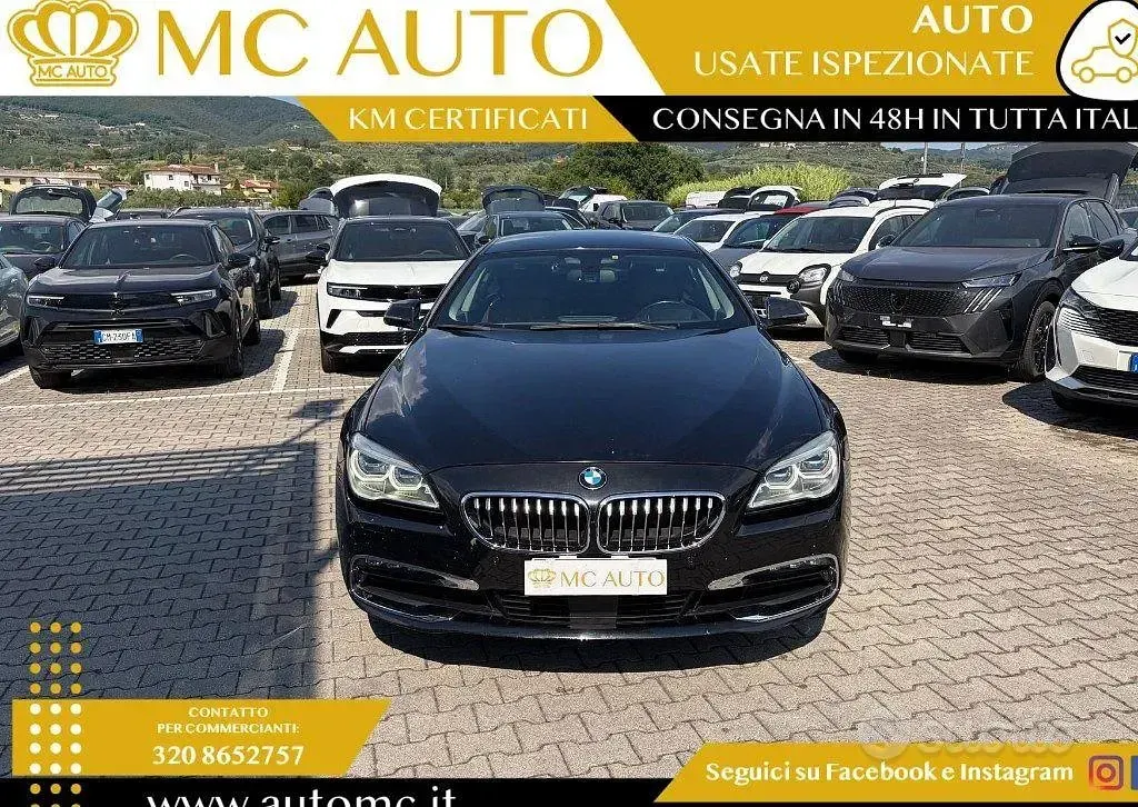 Usata BMW 640 Luxury Line 313 CV (230 kW) 2015 Nero Coupé