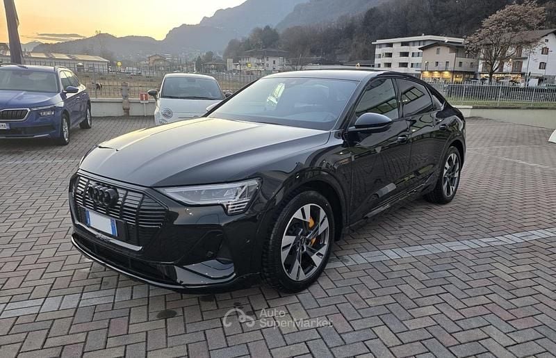 Usata Audi e-tron S-Line 158 kW (215 CV) 2022 Nero SUV